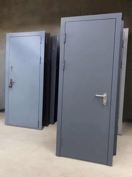Одностворчатые стальные двери